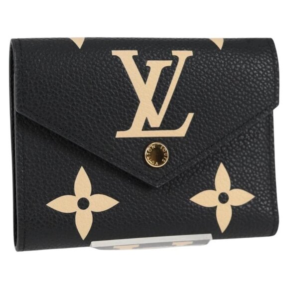 LOUIS VUITTON Empreinte Giant Portefeuille Victorine Wallet M80968 Auth 132339M - Picture 1 of 16